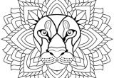 Coloriage Mandala Enfant Dessin Mandala Lion A Colorier Coloring Pages