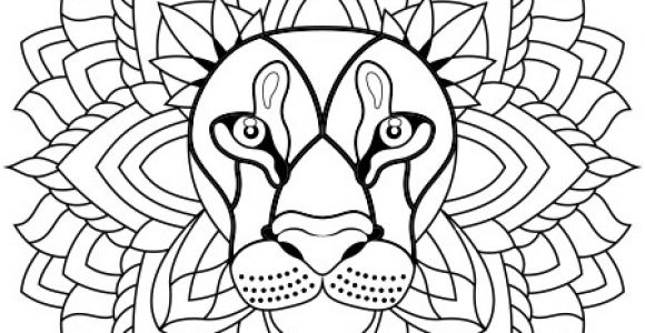 Coloriage Mandala Enfant Dessin Mandala Lion A Colorier Coloring Pages
