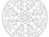 Coloriage Mandala Facile à Imprimer Coloriage Mandala Noel   Colorier Dessin   Imprimer