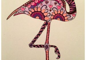 Coloriage Mandala Flamant Rose Art Thérapie Animaux   Colorier Coloriage De Lauryne Coloriages