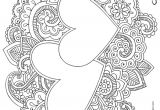 Coloriage Mandala Fleur Et Coeur Coloriage De Coeur D Amour