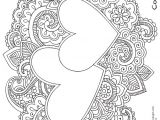 Coloriage Mandala Fleur Et Coeur Coloriage De Coeur D Amour