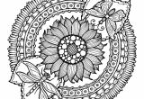 Coloriage Mandala Fleur Et Coeur Coloriage Mandala Fleur Facile