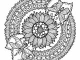 Coloriage Mandala Fleur Et Coeur Coloriage Mandala Fleur Facile