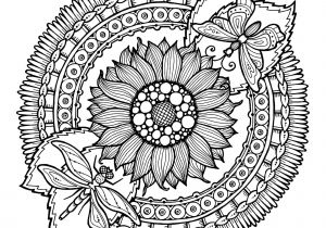 Coloriage Mandala Fleur Et Coeur Coloriage Mandala Fleur Facile