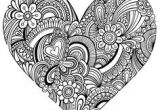 Coloriage Mandala Fleur Et Coeur Coloriages