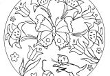 Coloriage Mandala Fleur Et Papillon Mandala Facile Papillons Et Fleurs Coloriage Mandalas