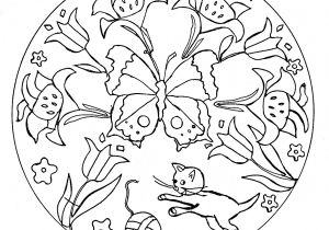 Coloriage Mandala Fleur Et Papillon Mandala Facile Papillons Et Fleurs Coloriage Mandalas