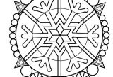 Coloriage Mandala Hiver Maternelle Coloriage Mandala Flocon