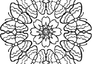 Coloriage Mandala Papillon à Imprimer Coloriage Mandala Fleur Et Papillon