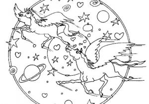 Coloriage Mandala Pegase Coloriage Mandala Pegase Jecolorie