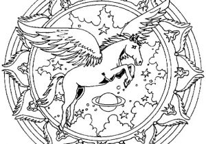 Coloriage Mandala Pegase Coloriage Mandala Pegase Sur Hugolescargot