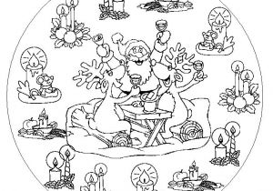 Coloriage Mandala Pere Noel Père Noël 228 Personnages – Coloriages à Imprimer