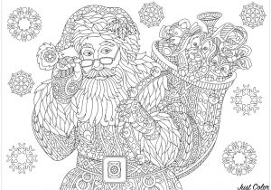 Coloriage Mandala Pere Noel Pere Noel Plexe 2 Noël Coloriages Difficiles Pour