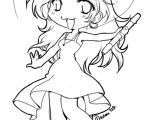 Coloriage Manga Fille Chibi Coloriage   Imprimer Manga Pour Fille