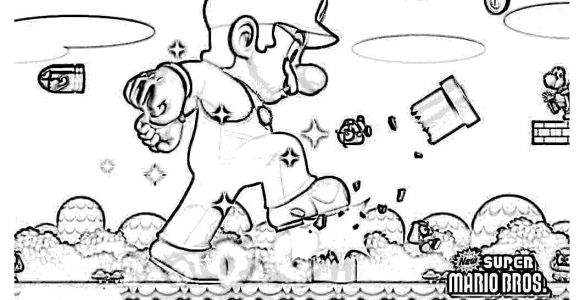 Coloriage Mario 3d World Coloriage Super Mario 3d Land