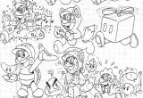 Coloriage Mario 3d World Coloriage Super Mario 3d World