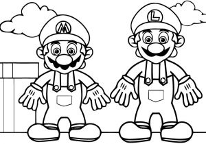 Coloriage Mario Et Luigi A Imprimer Gratuit Dessiner Sur Internet Gratuit Az Coloriage