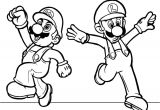 Coloriage Mario Et Luigi A Imprimer Gratuit Mario Luigi Az Coloriage