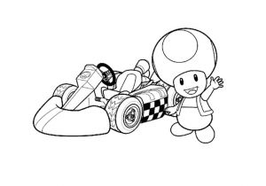 Coloriage Mario Kart 8 à Imprimer Coloriage A Imprimer Voiture De Course Az Coloriage