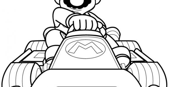 Coloriage Mario Kart 8 Deluxe Dessins Gratuits   Colorier Coloriage Mario Kart   Imprimer