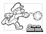 Coloriage Mario Kart à Imprimer Coloriage Super Mario Bros Wii