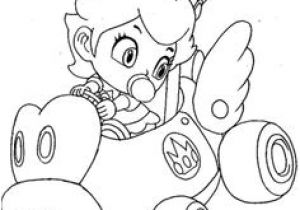 Coloriage Mario Kart Peach Super Mario Bros Party Ideas and Freebies Pinterest