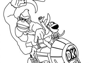 Coloriage Mario Kart Wii Printable Coloring Pages Donkey Kong Video Games