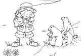 Coloriage Marmotte Montagne Coloriage 6 Vacances Marmotte Sur Hugolescargot