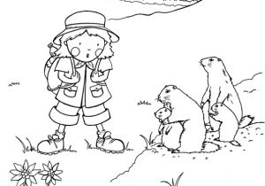 Coloriage Marmotte Montagne Coloriage 6 Vacances Marmotte Sur Hugolescargot