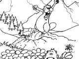 Coloriage Marmotte Montagne Coloriages Les Marmottes Fr Hellokids