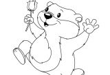 Coloriage Marmotte Rigolote Coloriage Marmotte Rigolote