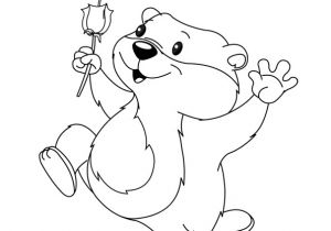 Coloriage Marmotte Rigolote Coloriage Marmotte Rigolote