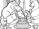 Coloriage Masha Et Michka Anniversaire Coloriage Anniversaire Masha Et Michka Dessin Gratuit   Imprimer