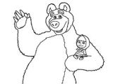 Coloriage Masha Et Michka Gratuit à Imprimer Universal Club Des Petites Stars