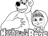 Coloriage Masha Et Michka Pdf Coloriage Masha and the Bear Masha Et Michka Logo Dessin