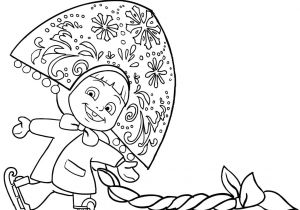 Coloriage Masha Michka A Imprimer Coloriage Masha Et Michka Et Ses Cheveux Long Dessin