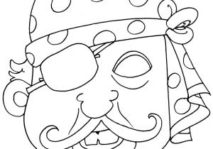 Coloriage Masque à Imprimer Dessin à Colorier Masque Halloween