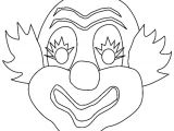 Coloriage Masque Clown Tueur Clown Tueur Dessin A Imprimer