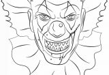 Coloriage Masque Clown Tueur Clown Tueur Dessin A Imprimer