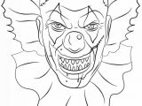 Coloriage Masque Clown Tueur Clown Tueur Dessin A Imprimer