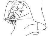 Coloriage Masque De Dark Vador Coloriage Dark Vador Gratuit   Imprimer