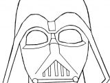 Coloriage Masque De Dark Vador Masque Dark Vador   Imprimer