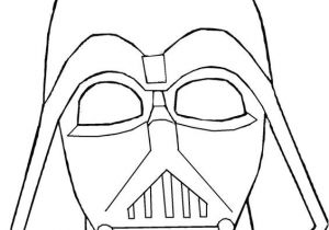 Coloriage Masque De Dark Vador Masque Dark Vador   Imprimer