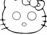 Coloriage Masque Hello Kitty 7 Meilleures Images Du Tableau Masque De Carnaval