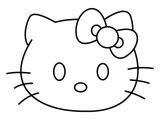 Coloriage Masque Hello Kitty Fiches Et Pdf   Télécharger