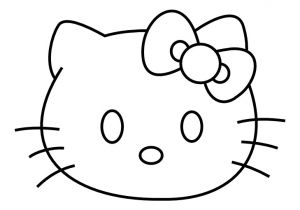 Coloriage Masque Hello Kitty Fiches Et Pdf   Télécharger