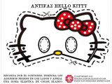 Coloriage Masque Hello Kitty Printable Halloween Masks