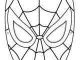 Coloriage Masque Spiderman Imprimer Coloriage Masque Spiderman à Imprimer