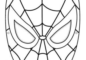 Coloriage Masque Spiderman Imprimer Coloriage Masque Spiderman à Imprimer